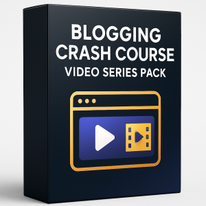 Blogging Crash Course Video Series Pack
