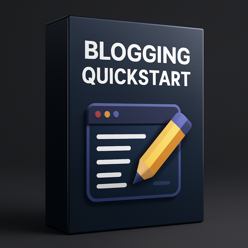 Blogging Quickstart