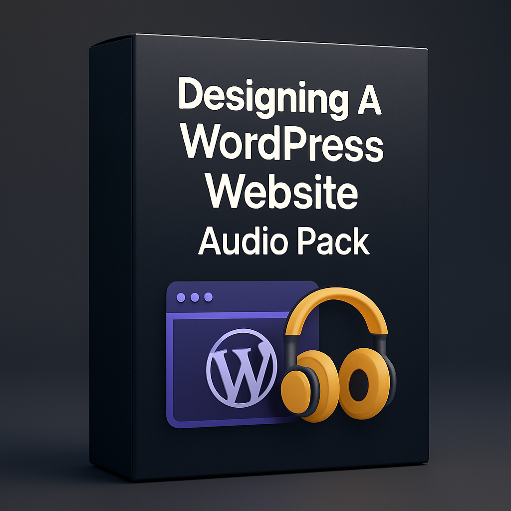 Designing A WordPress Website Audio Pack