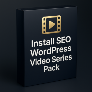 Install SEO WordPress Video Series Pack