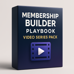 Membership Builder Playbook Video Series Pack