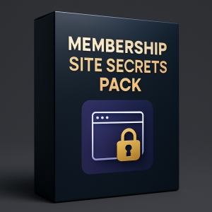 Membership Site Secrets Pack