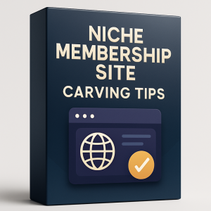 Niche Membership Site Carving Tips