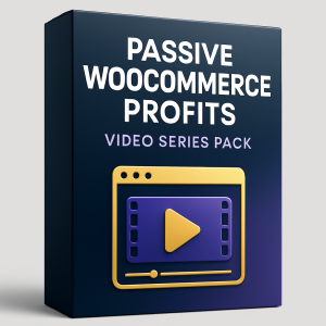 Passive WooCommerce Profits Video Series Pack
