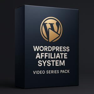 WordPress Affiliate System Video Series Pack