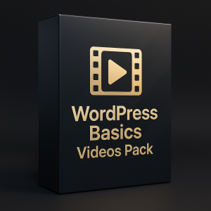 WordPress Basics Videos Pack