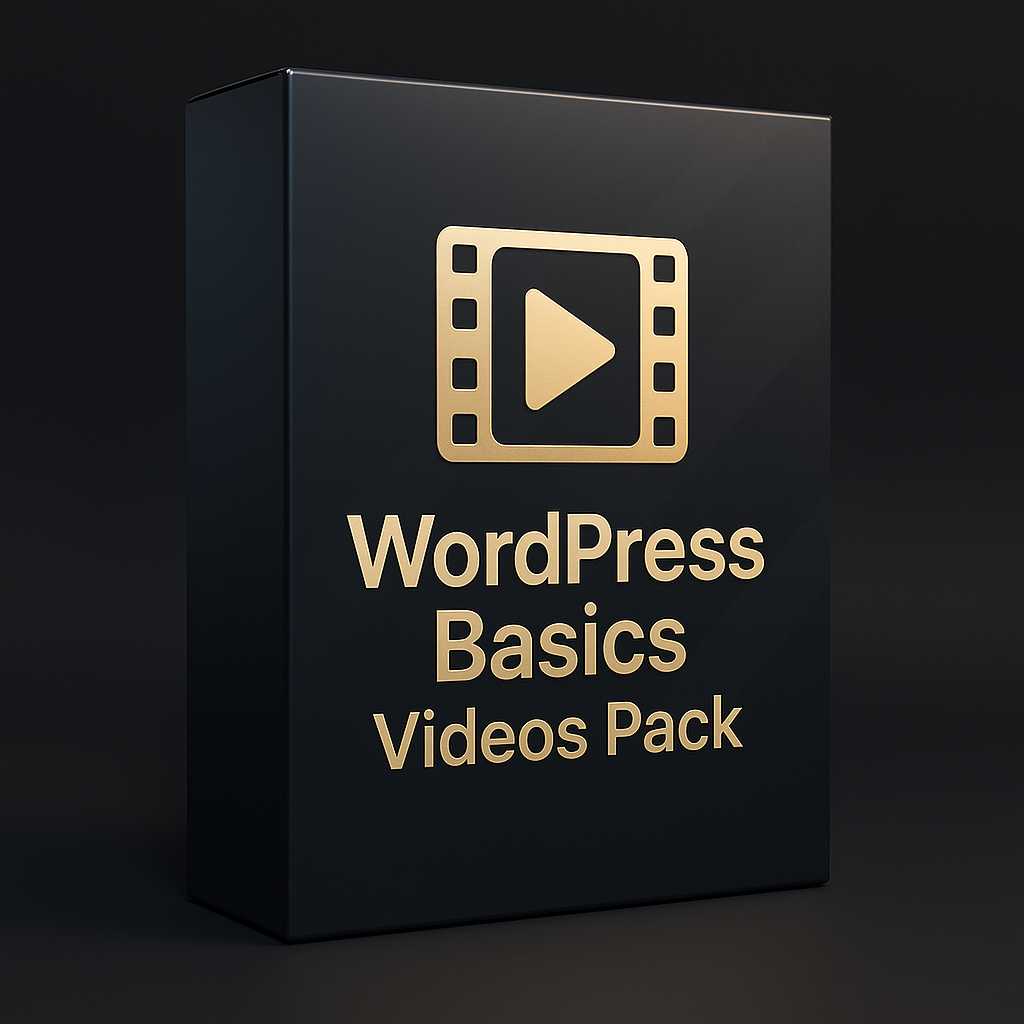 WordPress Basics Videos Pack